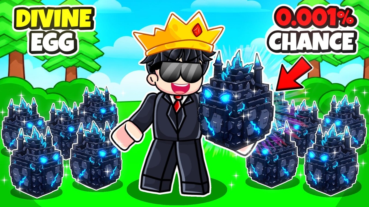 I Spent INFINITE ROBUX to Get 0.5% DIVINE PET in Steal an Egg Roblox!