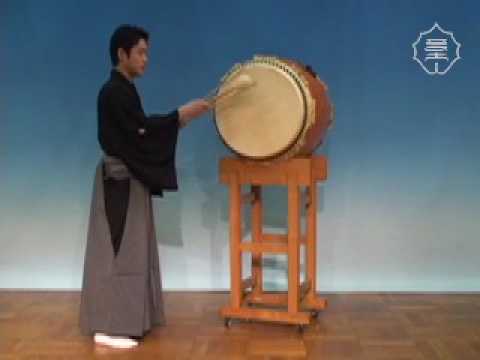 日本 大太鼓（邦楽囃子) 「雪音（関西風）」 - YouTube