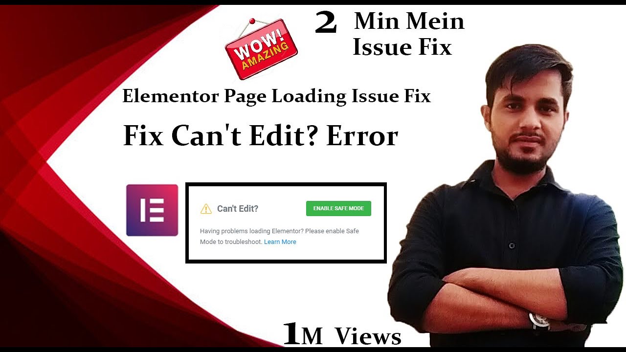 How To Fix Page Loading Issue in Elementor | How To Fix Cant`t Edit Issue in Elementor (Part1)