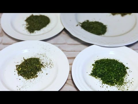 How to dry herbs in an oven || How to dry Basil, Coriander, Parsley and thyme at home|| Herbal tea