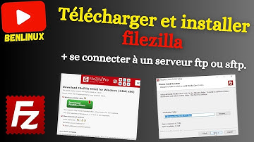 Télécharger, installer Filezilla et se connecter à un serveur ftp ou sftp.