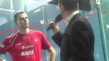 Nick Matthew - interview after QF and CG Presentation