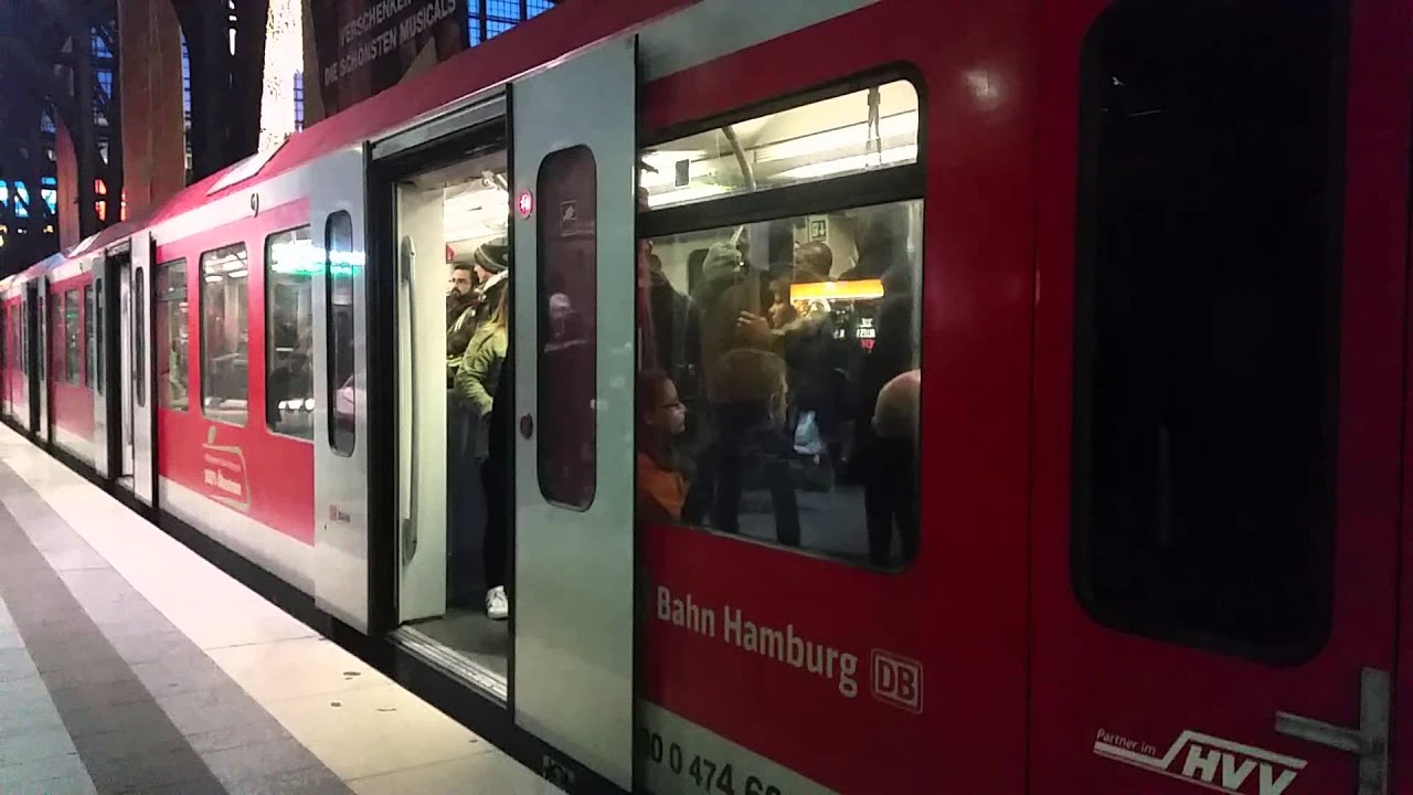 S-Bahn Hamburg BR 474/874 Ausfahrt HBF 2015