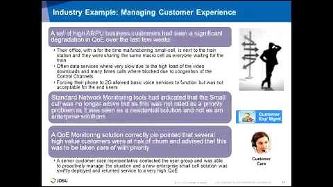 Webinar - Managing Mobile QoE - Content, Value and Capacity