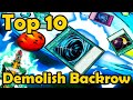Top 10 Cards Which Demolish Backrow in YuGiOh