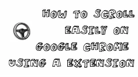 How to scroll smoothly on google chrome like mozilla fire fox I using a chrome extension I