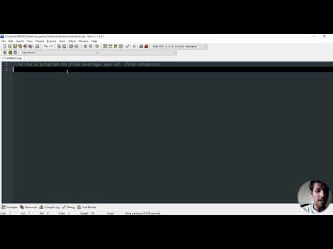 Program to find average age of students