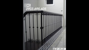 Tổng hợp các mẫu cầu thang sắt đẹp, hiện đại, đơn giản (P1) - Liên hệ: 0903 695 605 - Cửa Sắt Việt