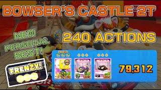 [Mario Kart Tour] Bowsers Castle 2T - 79,312 (240 actions) NEW PERSONAL BEST @generalmeow9494