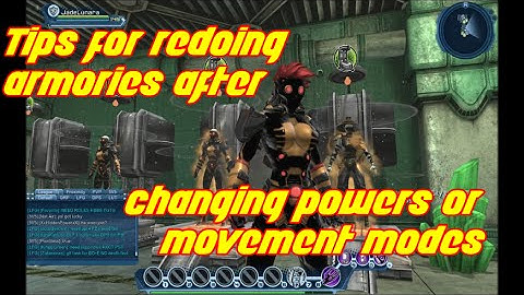 Tips for Redoing Armories after Changing Powers or Movement Modes DCUO