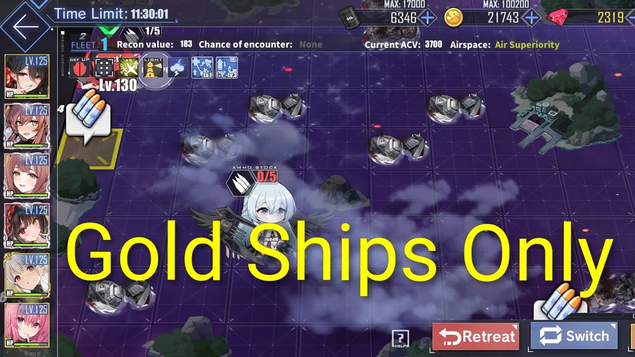 No Rainbow Ships) Auto full clear Hard 14-4, lethal 3 star, no