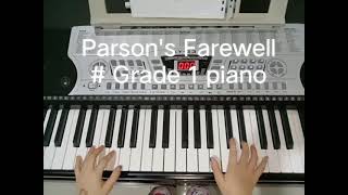 Parson's Farewell # ABRSM Grade 1 piano