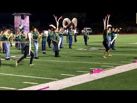 Murrieta Mesa Performance Corp performing at half time of the MVHS foo