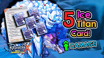 [ROX] I Spent ALL My Crystals on THIS… 5 Ice Titan Cards DPS Test SHOCKS Me! | King Spade