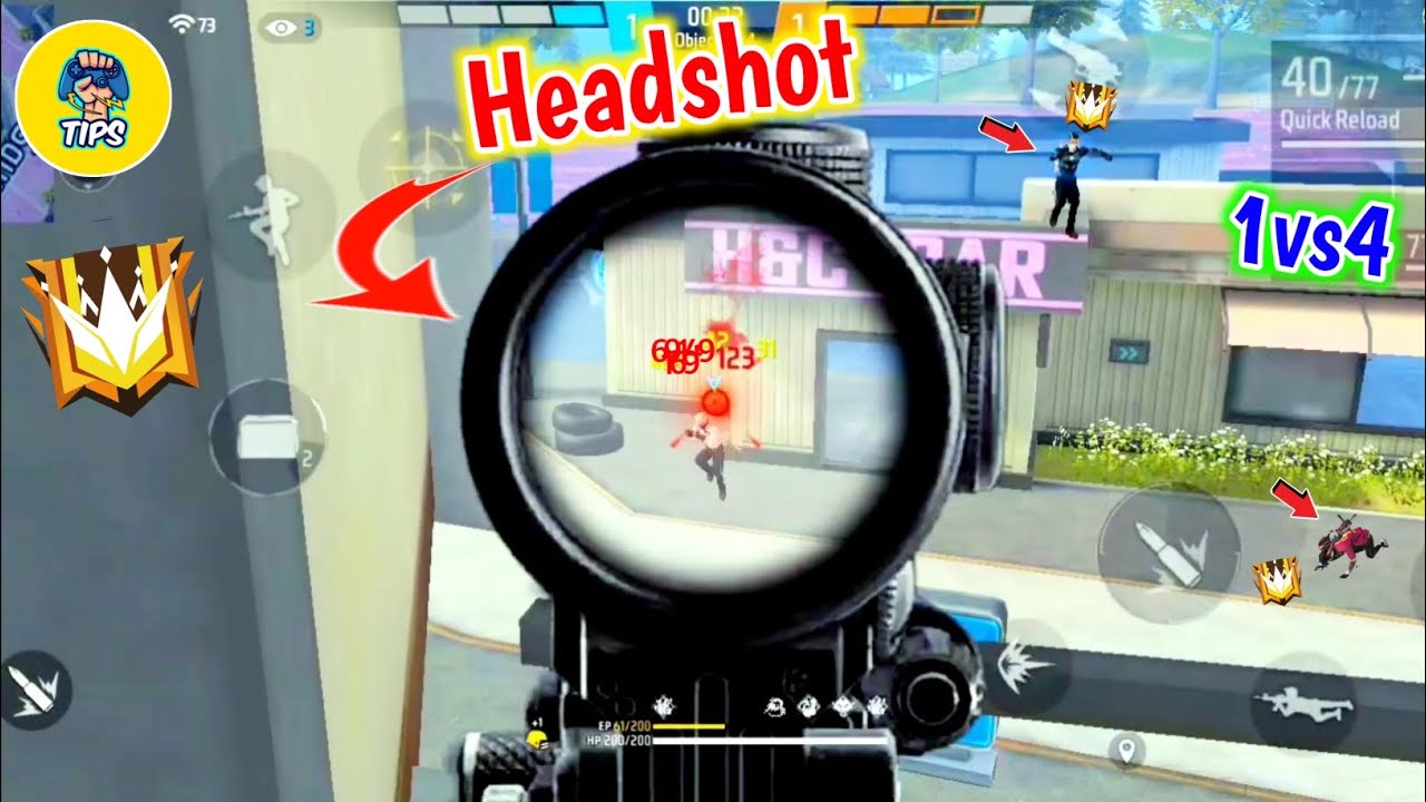 CS Rank Grandmaster Lobby 1vs4 Clutch Gameplay Video | Free Fire Clash ...