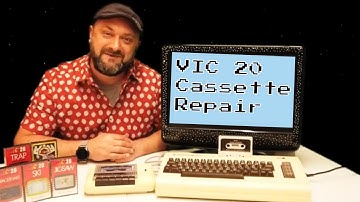 DuB-EnG: Commodore VIC20 Tape Drive - A look inside - Clean and Repair - Lets Play some Retro Games