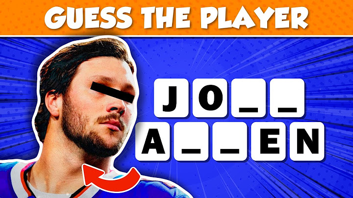 Guess The NFL Player With Missing Letters | Quiz Challenge