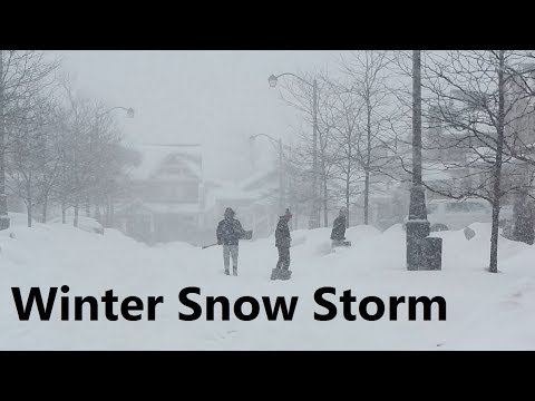 Winter Snow Storm in Toronto and GTA February 27