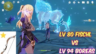 Fischl C2 Solo Boreas Uses 1 Star Bow - Genshin Impact