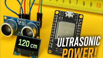 ESP32 + Ultrasonic Sensor = Smart Distance Meter!