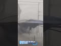 Tempestade na cidade de Graça interior de São Paulo