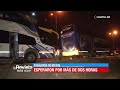 Pasajeros tuvieron que esperar casi 2 horas sobre la carretera luego de que su bus presentara fallas