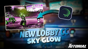 New PUBG Lobby Cc And Sky Glow Tutorial😍 | New Cc And Sky Glow in Alight Motion | Mr TOM Playz