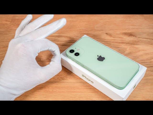 Apple iPhone 12 Unboxing 64 GB Green + Setup + 5G Speed Test ASMR