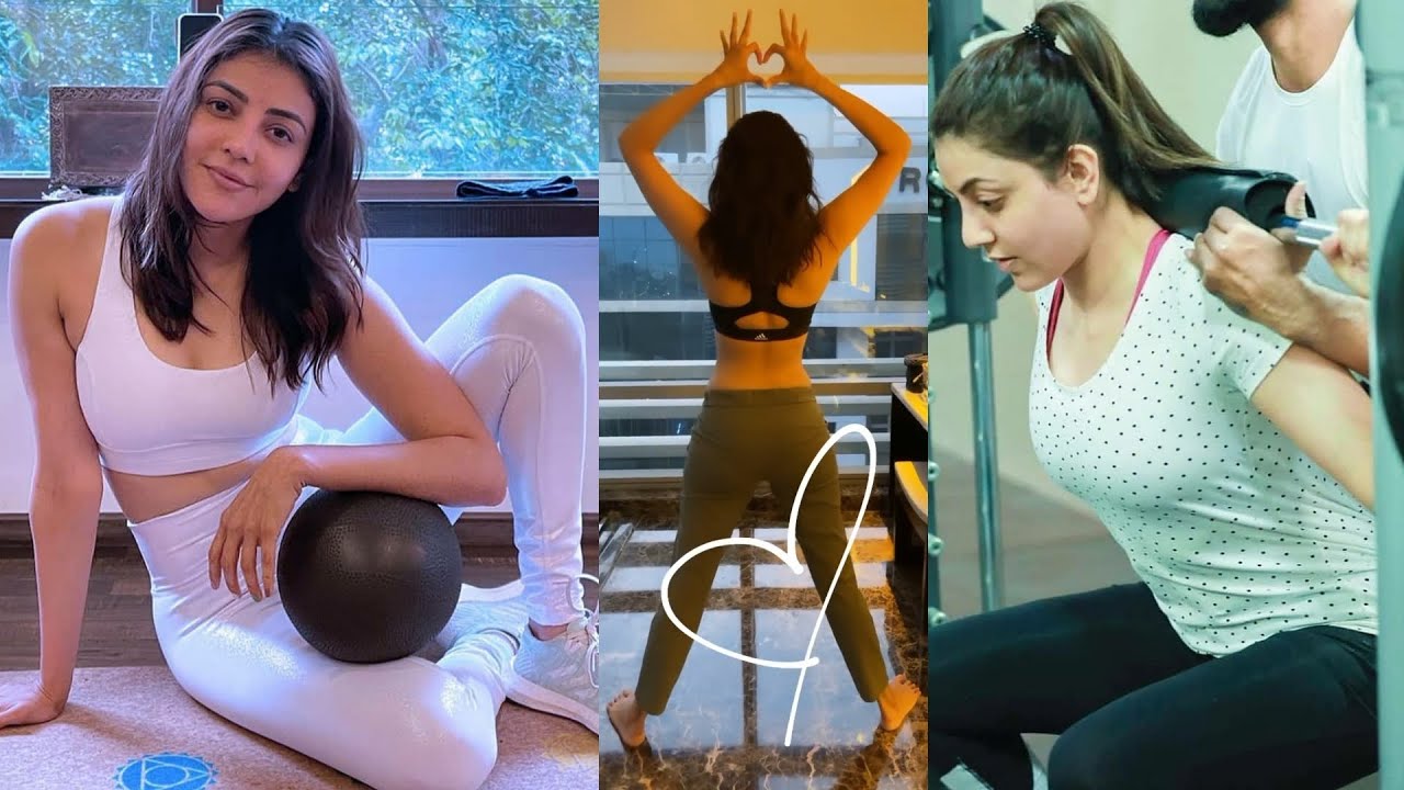 Kajal Aggarwal Hot Workout Video  Actress Kajal Aggarwal Intense Full Body Gym Workout Routine