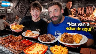 ARRUINANDO un BUFFET de ASADO en ARGENTINA y CASI REVENTAMOS A COMER!