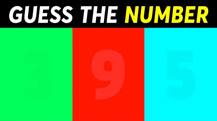 Guess The Hidden Number | 30 Optical Illusion Tests | Easy, Medium, Hard, Impossible