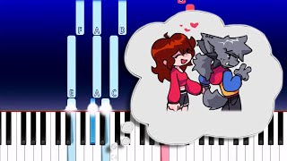 Video thumbnail of "Nyaw - Friday Night Funkin - VS. KAPI (Piano Tutorial)"