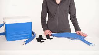 Polar Products Active Ice 3.0 Full Coverage Foot Ankle Cold Therapy Pad Application