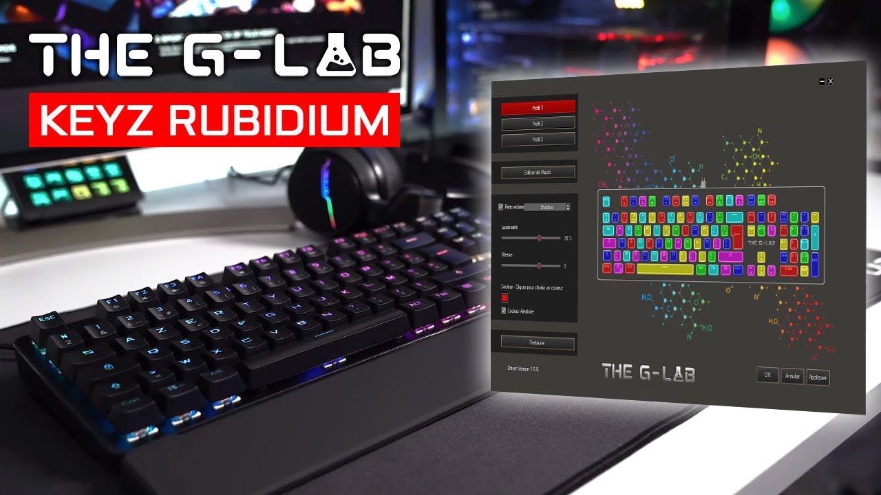 G-Lab Keyz Rubidium : Test du clavier mécanique