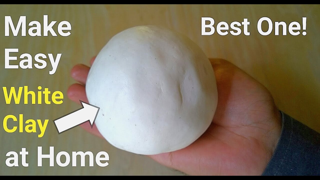 Easy and Best Air Dry White Clay Make at Home