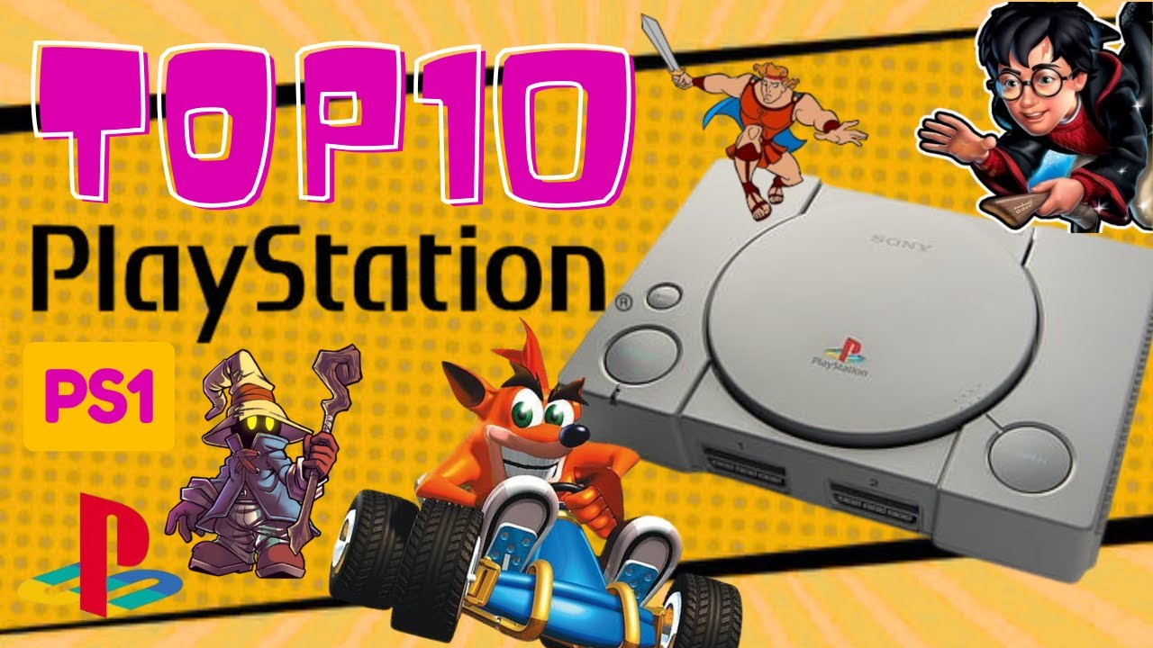 ¡Los MEJORES JUEGOS de la PLAYSTATION! -  TOP10🏆 PS1 Amodekasa
