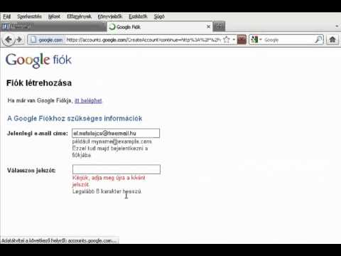 Google fiók létrehozása gyereknek
