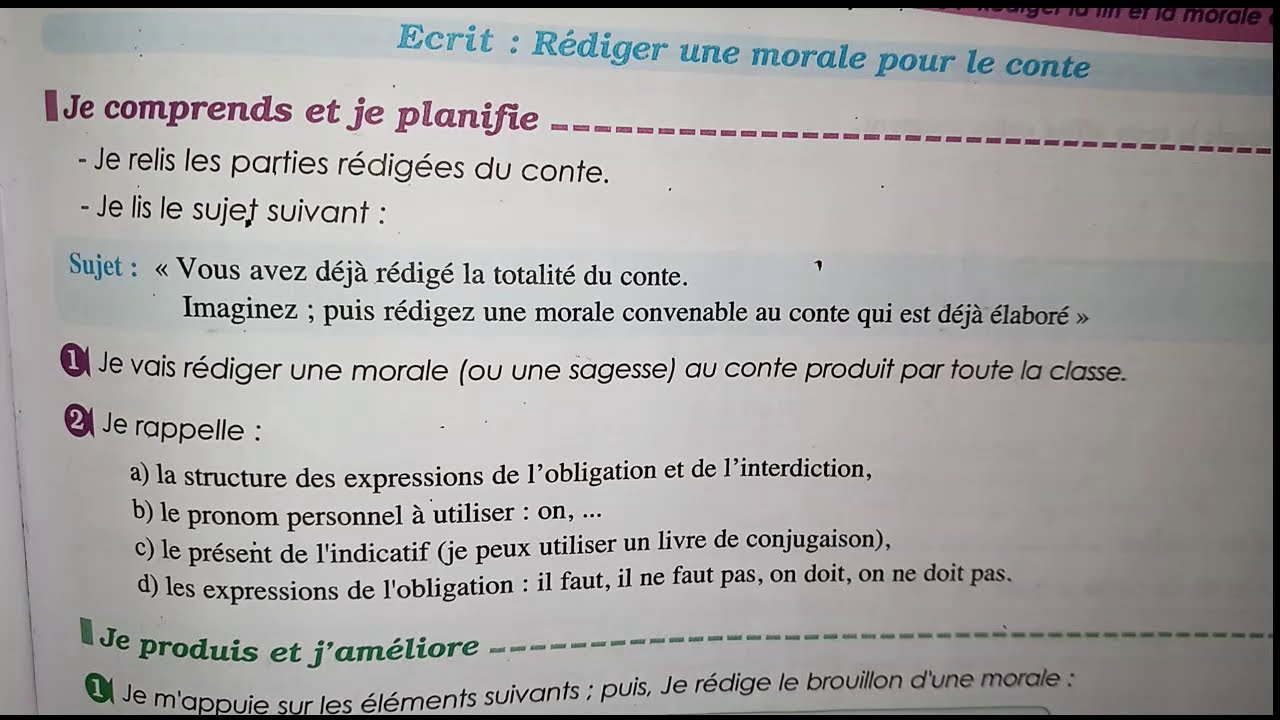 Conte Court Avec Morale Pdf www.youtube.com
