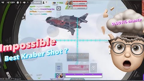 Hitting the *BEST* impossible KRABER shot ever in... Apex Legends Mobile | #YoutubeEnPlays