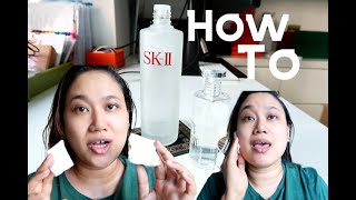 SK-II Facial Treatment Clear Lotion - How I Use