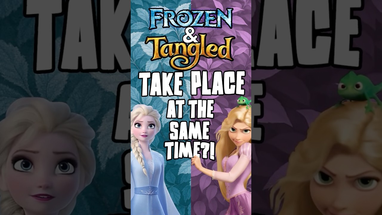 Frozen and Tangled are CONNECTED! #shorts