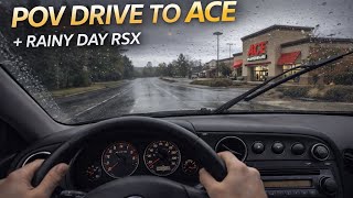 2004 Acura RSX - Drizzle Day POV Drive to Ace Hardware (4k)