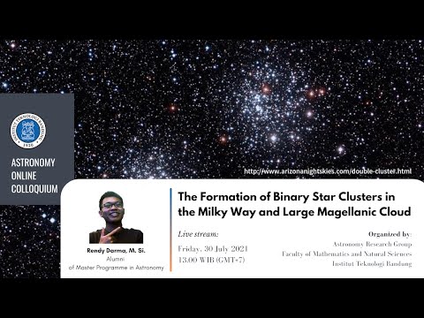 Kolokium : "The Formation of Binary Star Clusters in the Milky Way and Large Magellanic Cloud"