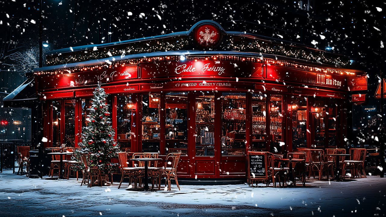 Нежная зимняя атмосфера | Инструментальный джаз на фоне кофейни для глубокого спокойствия