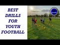 3 Cone Drills for Youth Football | Youth Football Training | Speed and Agility Drills for Football