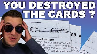 I Destroyed Their Gift Cards... Scammers Go Insane