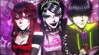 6arelyhuman - Faster N Harder (w/ asteria & kets4eki) [ Lyric Video]