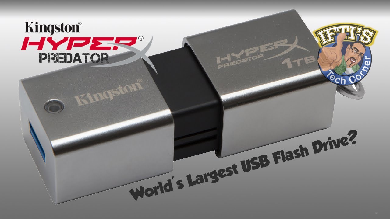 Underinddel navigation afstand Kingston HyperX Predator 3.0 - Worlds Largest Capacity USB Flash Drive! -  YouTube