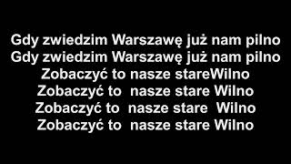 Przybyli Ułani Pod Okienko. Karaoke