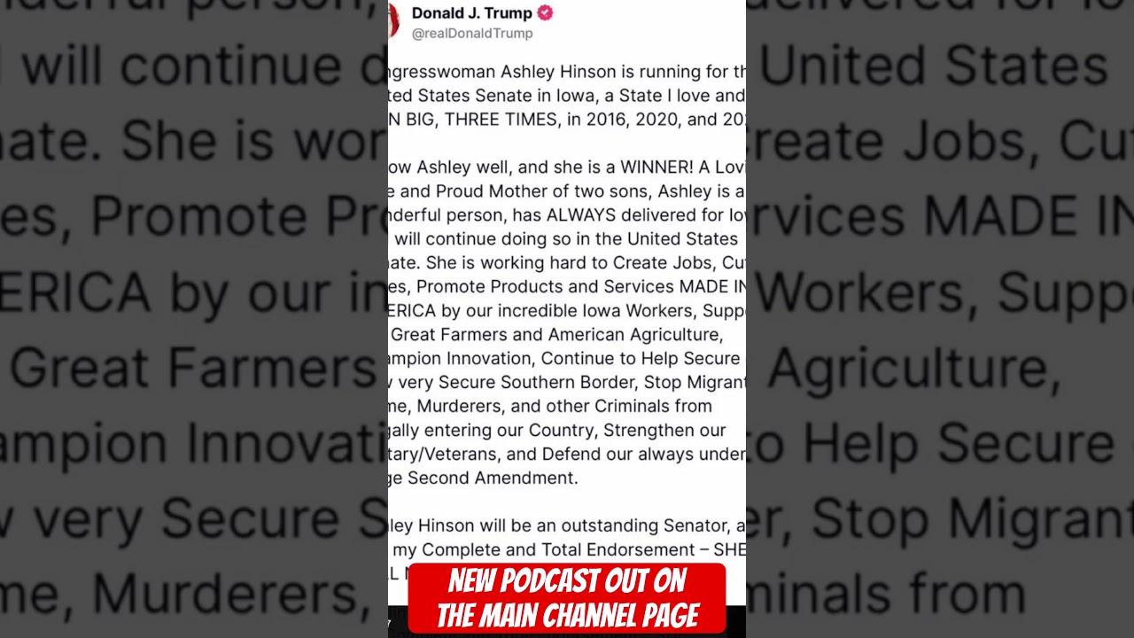 New political podcast is out breaking down some big 2026 elections news don’t miss it! 